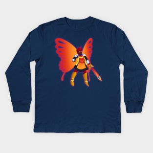 Morpho Knight Gijinka Kids Long Sleeve T-Shirt